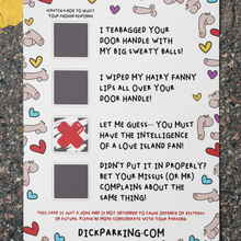 Load image into Gallery viewer, Dick Parking Cards
