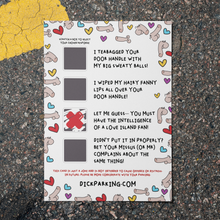 Load image into Gallery viewer, Dick Parking Cards
